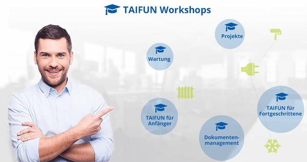 Unsere TAIFUN Workshops TAIFUN Workshops Grafik