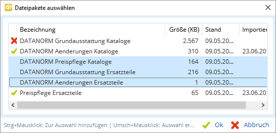 DATANORM-Online – Anbindung zum Großhändler